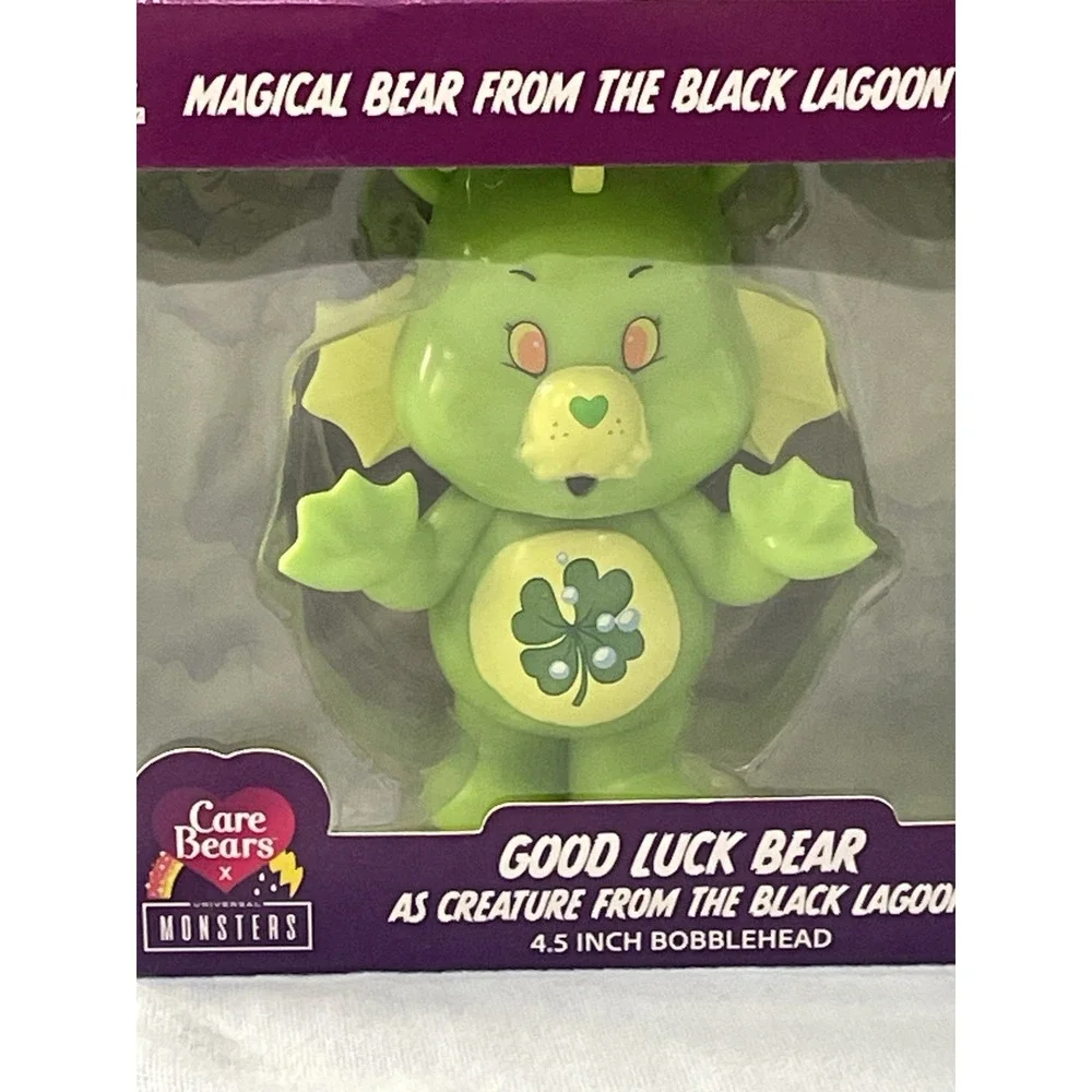 NEW Set of Care‎ Bears X Universal Monsters - Good Luck, Cheer, & Grumpy Bear